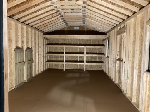 12'x24' Ranch Gable Wood Panel Shed