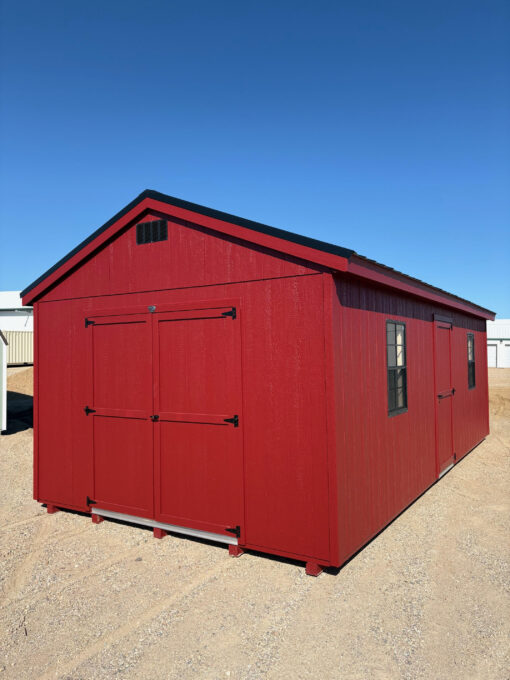 12'x24' Economy Ranch Gable Wood Shed