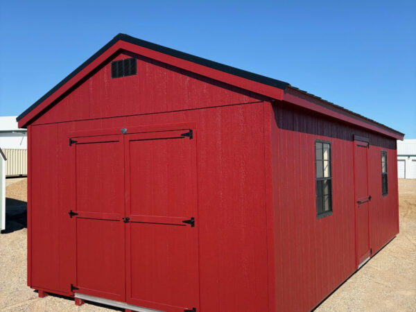 12'x24' Economy Ranch Gable Wood Shed