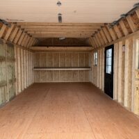 12'x24' High Barn Wood Panel Garage